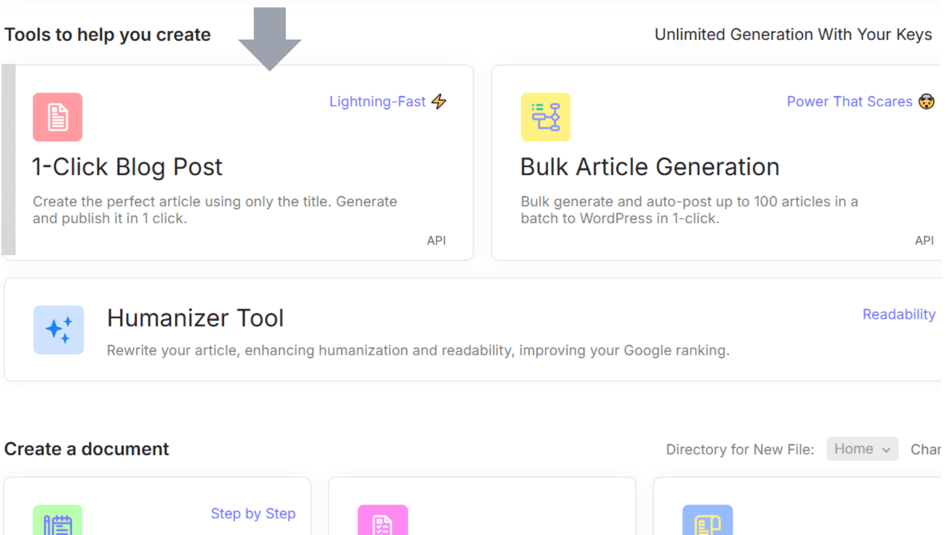 SEO writing ai 1 Click blog generator 1