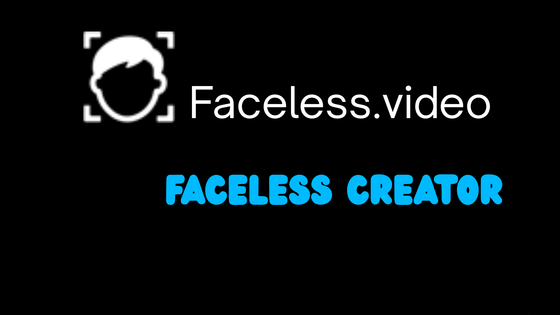 Faceless.video AI