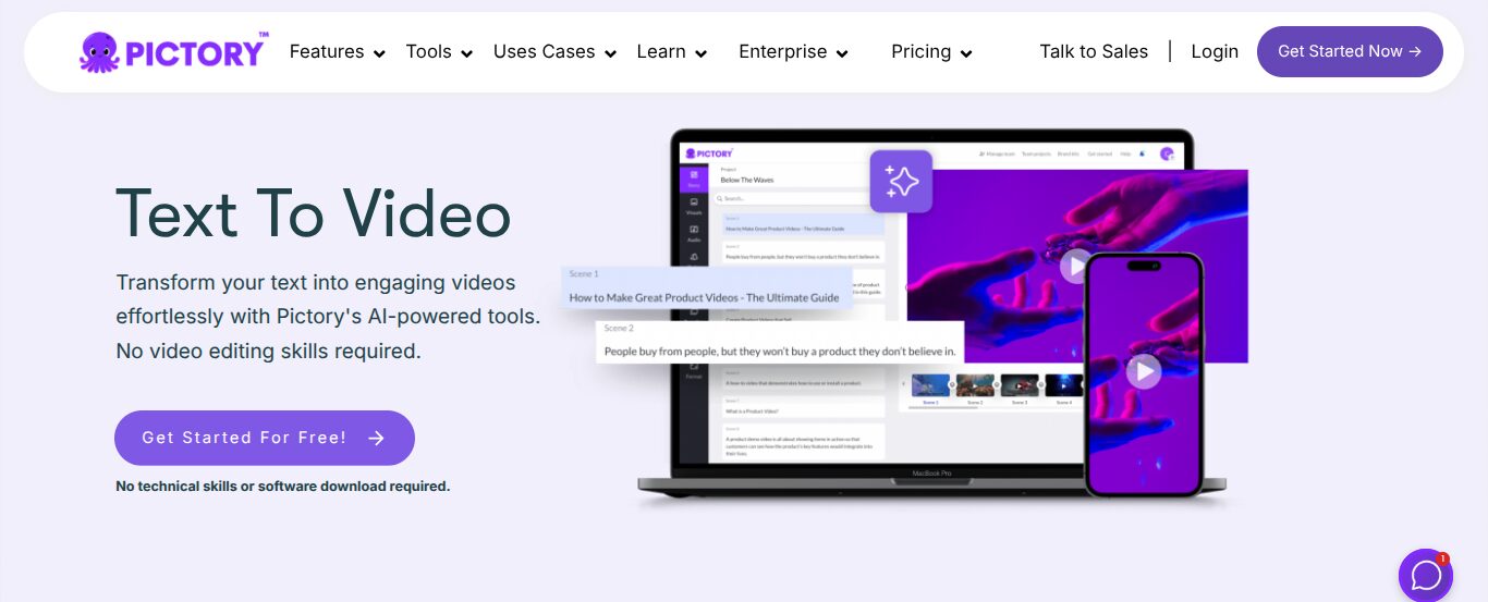 Pictory AI image to video