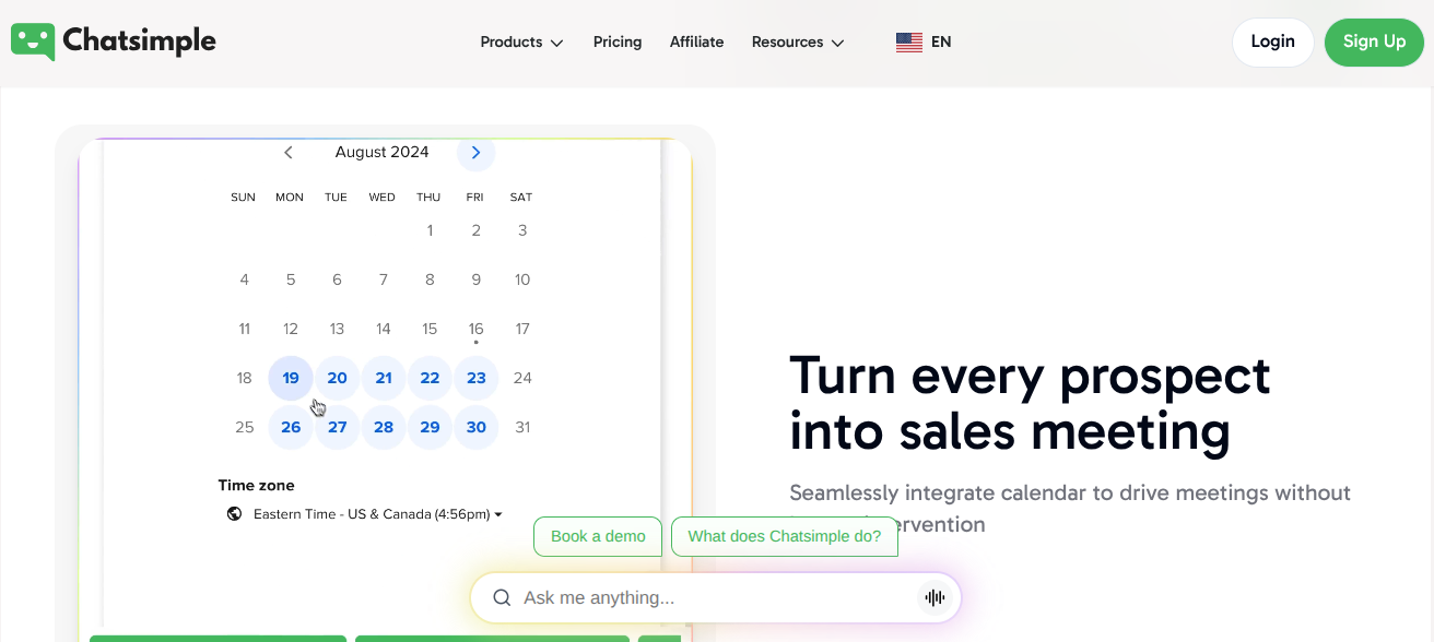 Chatsimple - Sales meeting