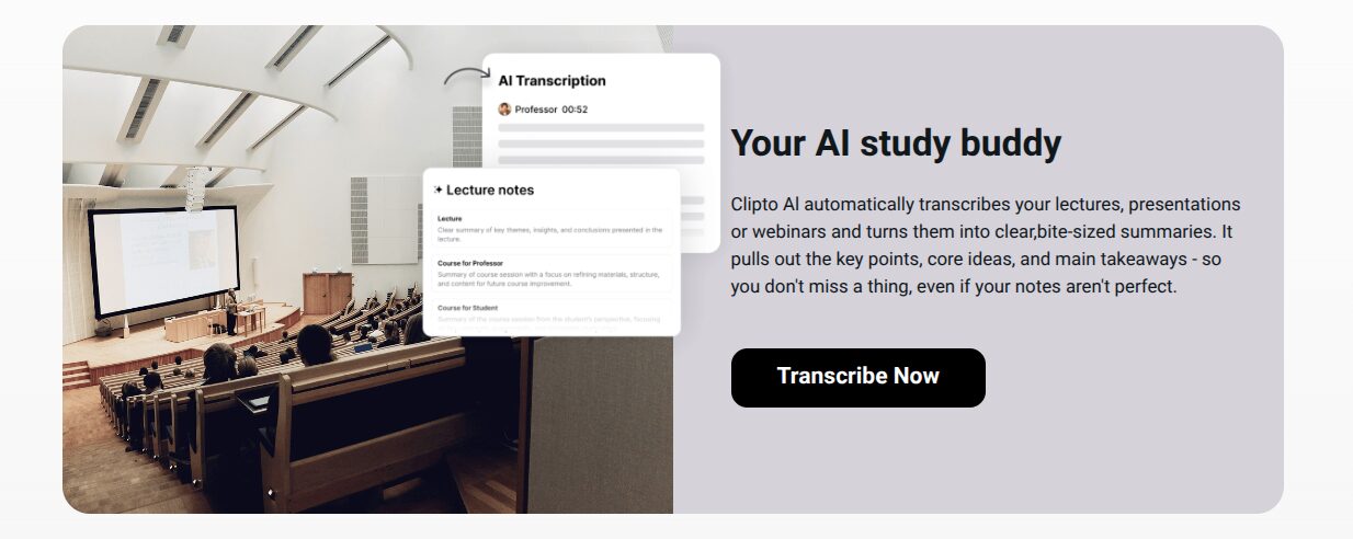 Clipto ---- Your AI study buddy