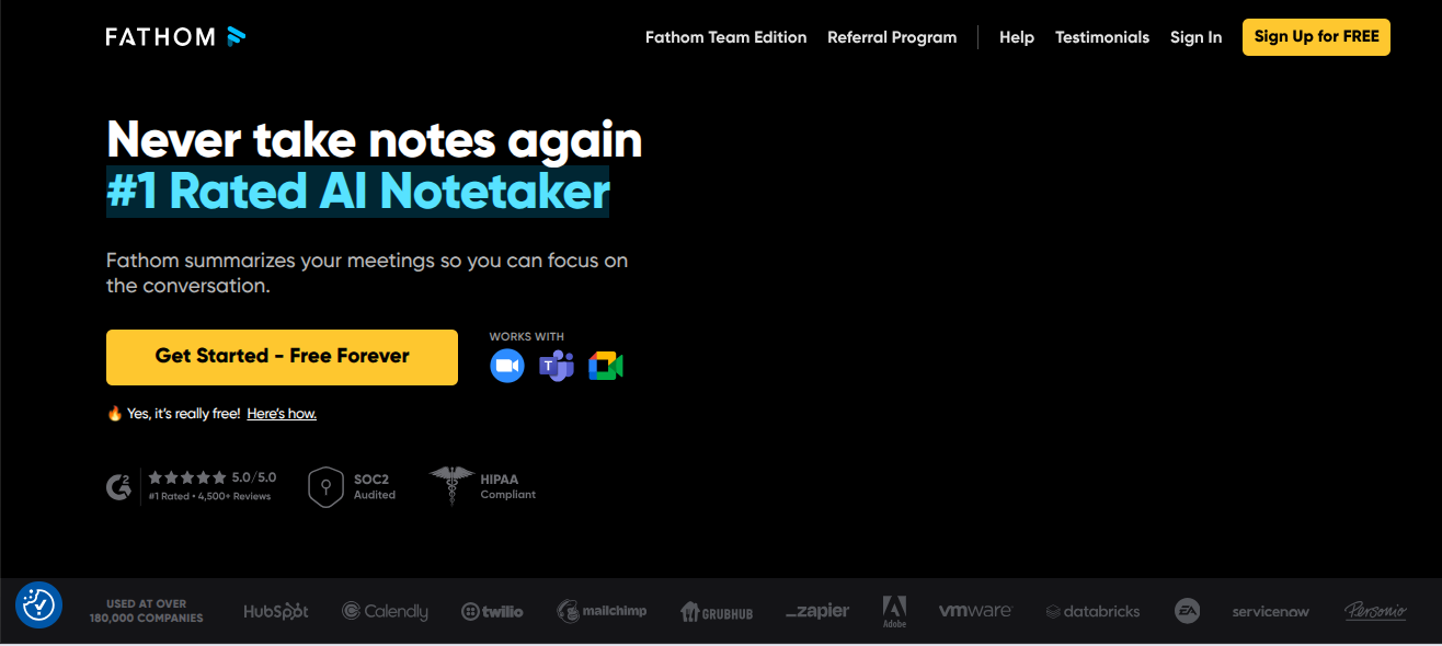 Fathom Notetaker